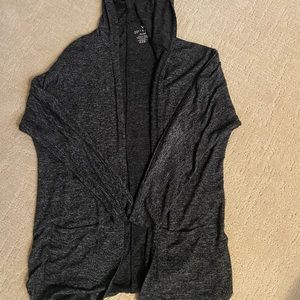Hooded cardigan